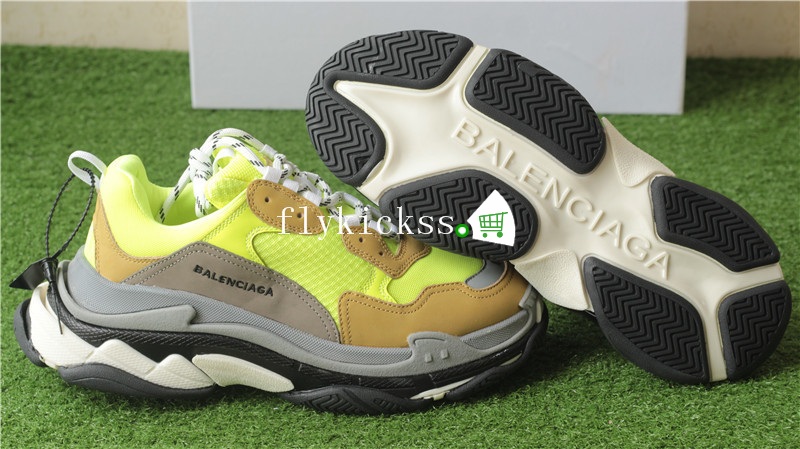 Balenciaga Triples Fall Winter Sneaker Neon Green